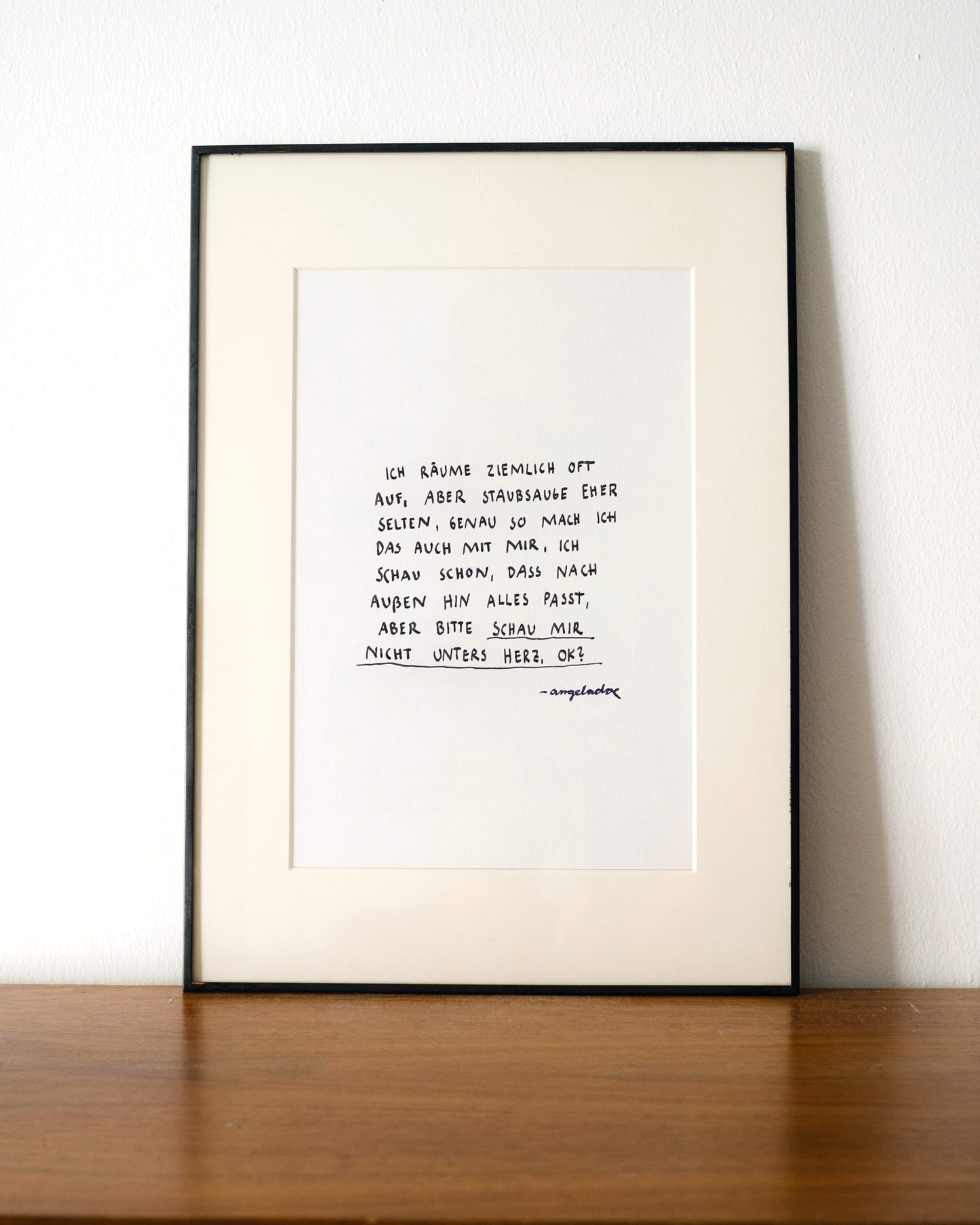 A4 Print | UNTERS HERZ