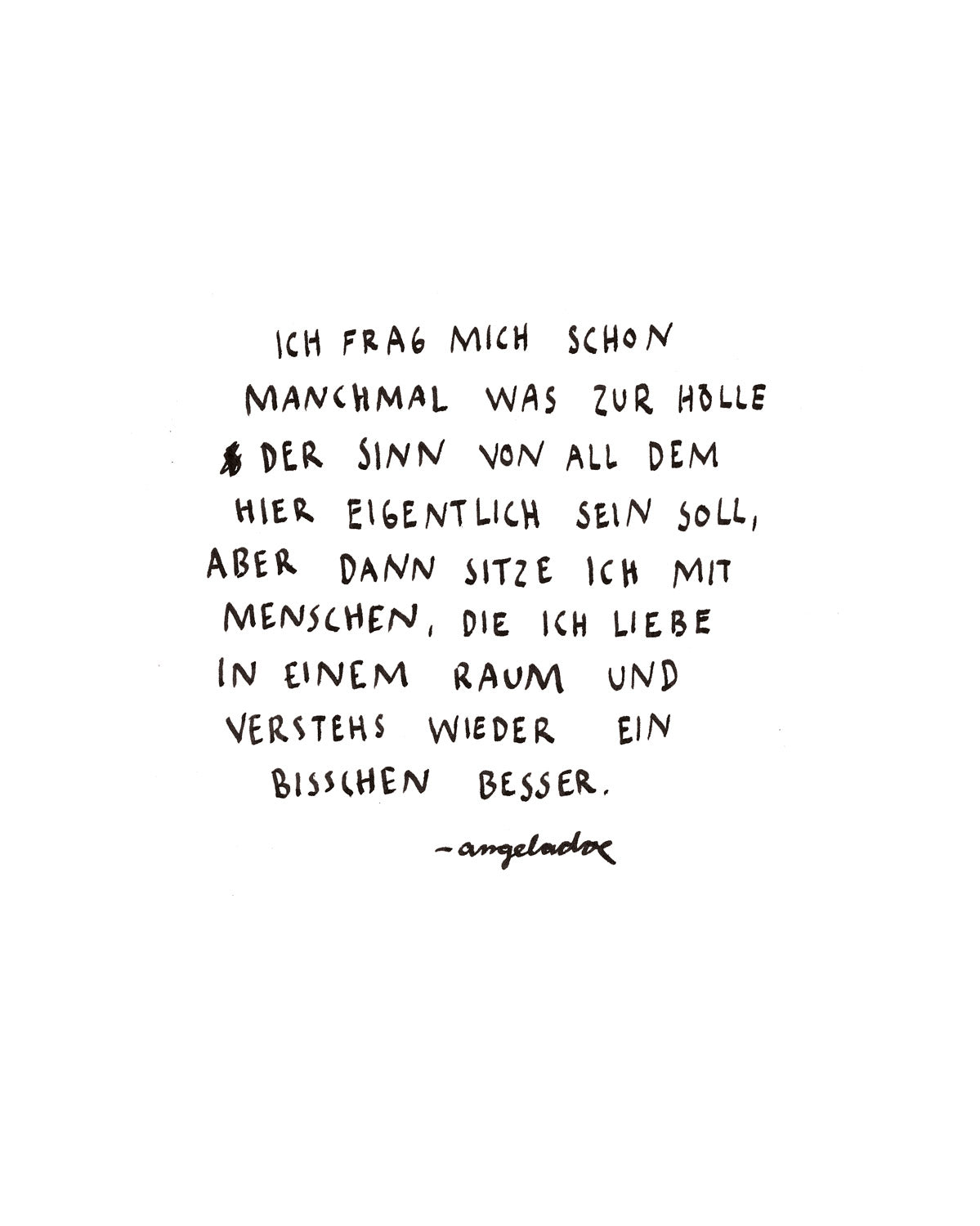 A4 Print | DER SINN