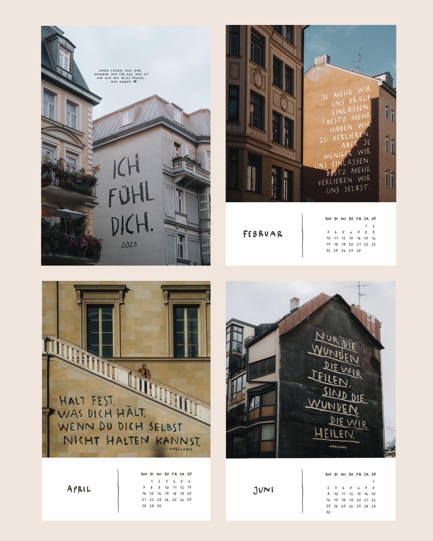 A4 Kalender 2025