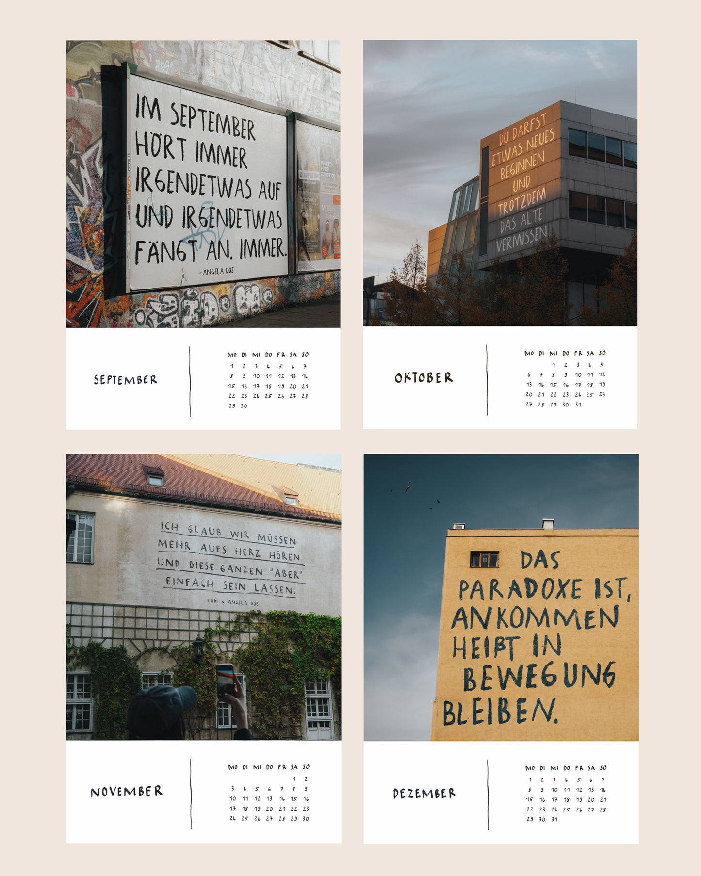 A4 Kalender 2025