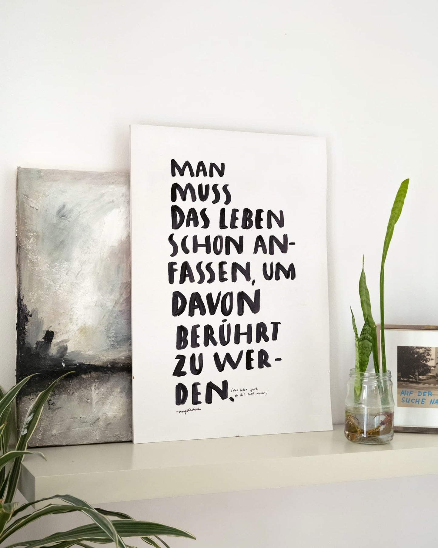 A2 Poster | LEBEN ANFASSEN