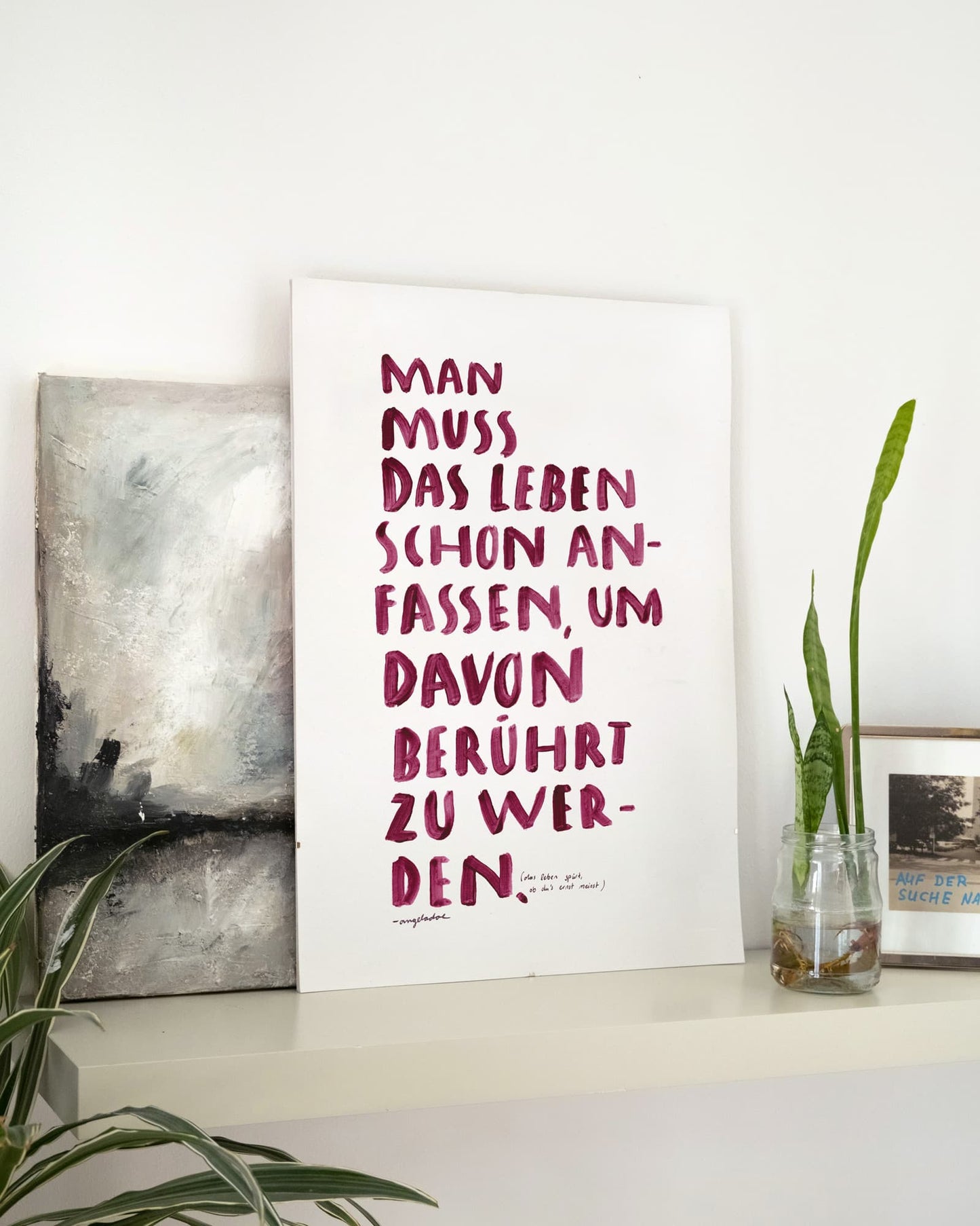 A2 Poster | LEBEN ANFASSEN