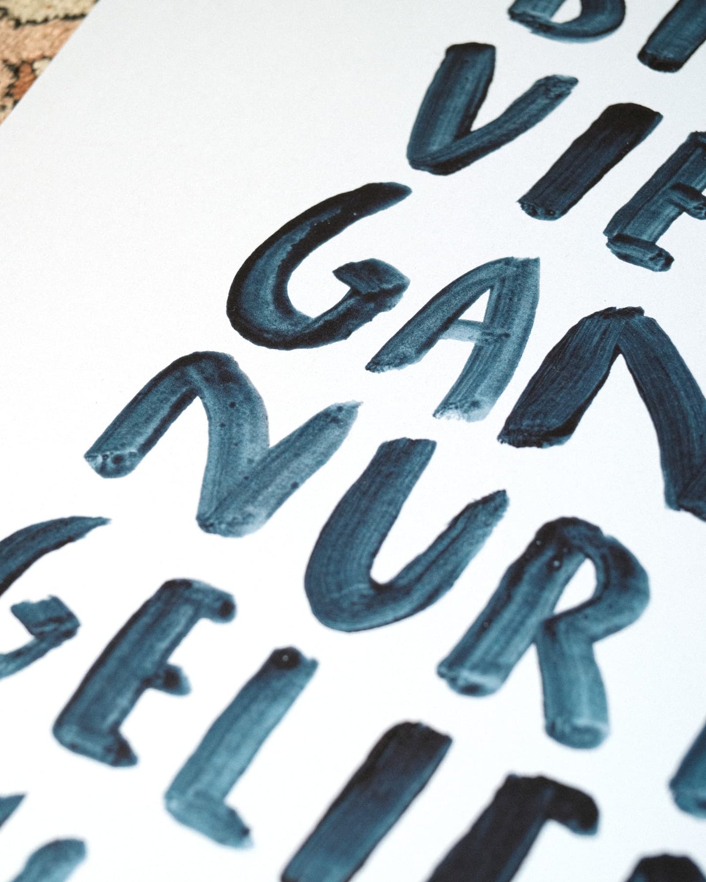 A2 Poster | VIEL ZU GANZ