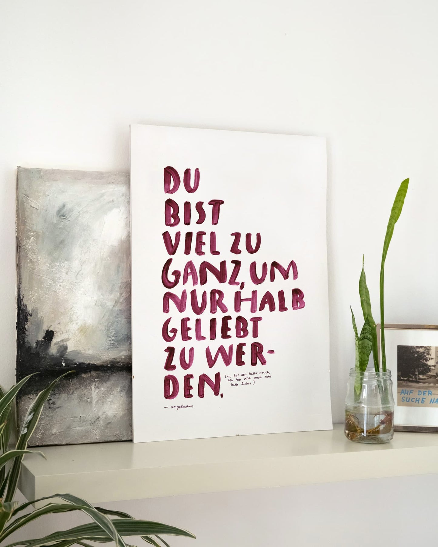 A2 Poster | VIEL ZU GANZ