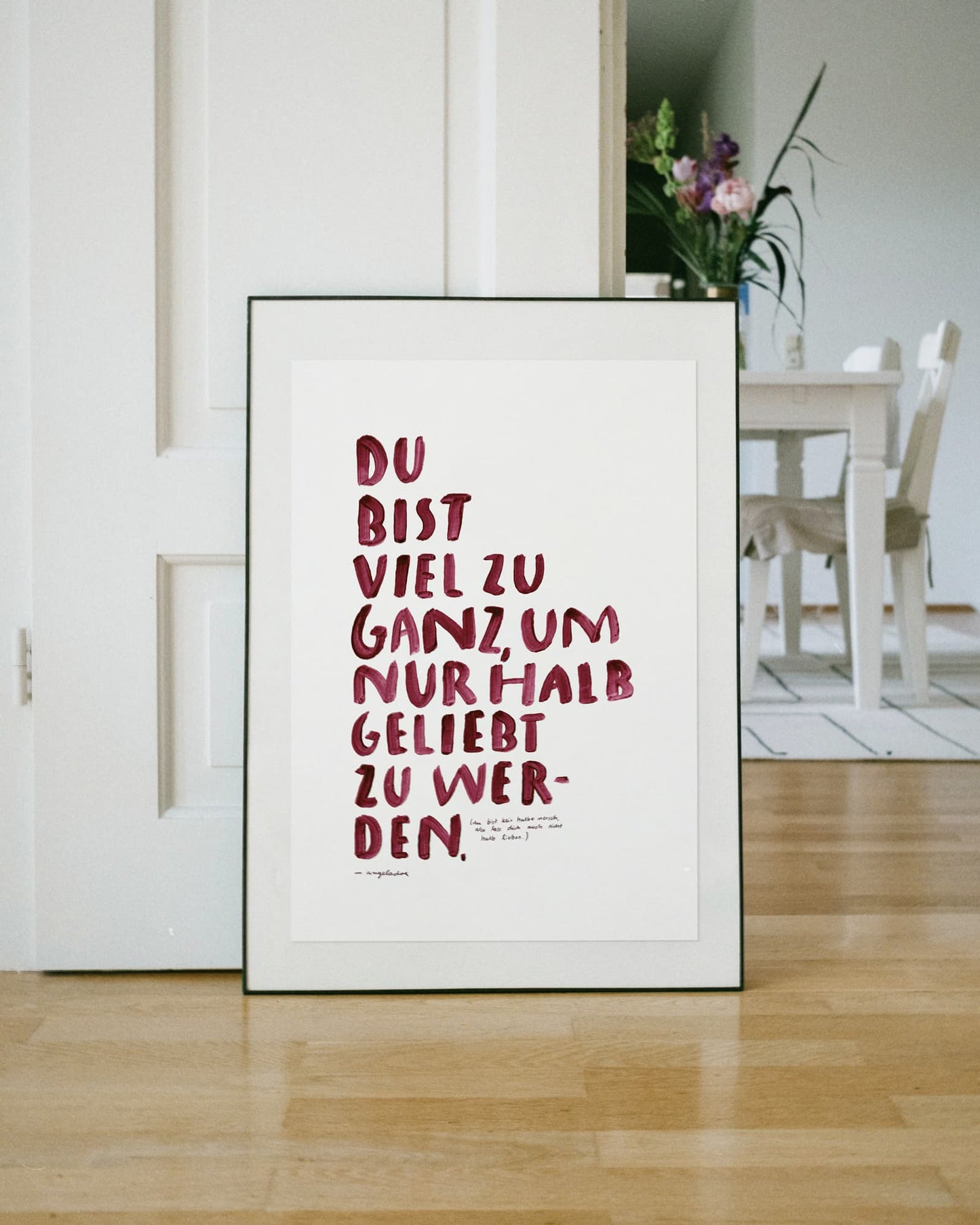A2 Poster | VIEL ZU GANZ