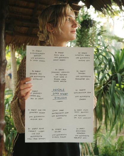 A3 | GEFÜHLE SIND NICHT EXKLUSIV | 2-in-1