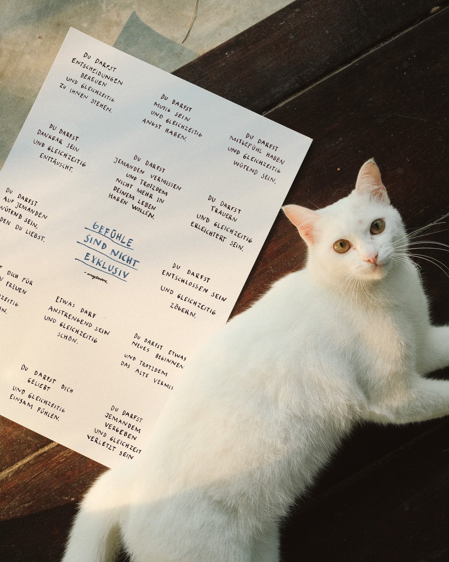 A3 | GEFÜHLE SIND NICHT EXKLUSIV | 2-in-1