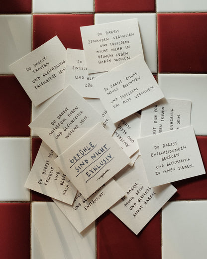 A3 | GEFÜHLE SIND NICHT EXKLUSIV | 2-in-1