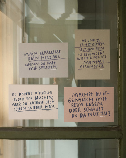 13x LEBEN - Postkartenset