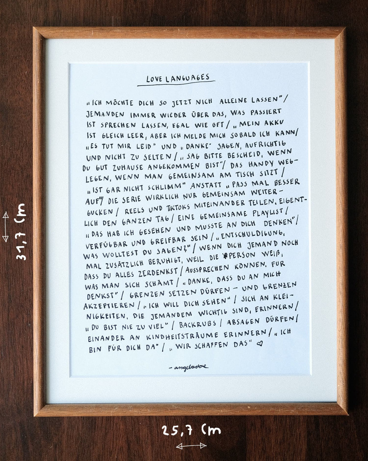 Love Languages (Original - F04)