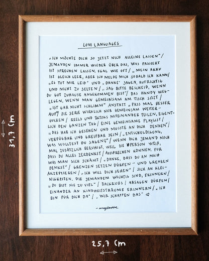Love Languages (Original - F04)