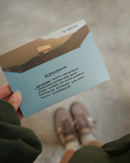 12x REFRAMING - Postkartenset