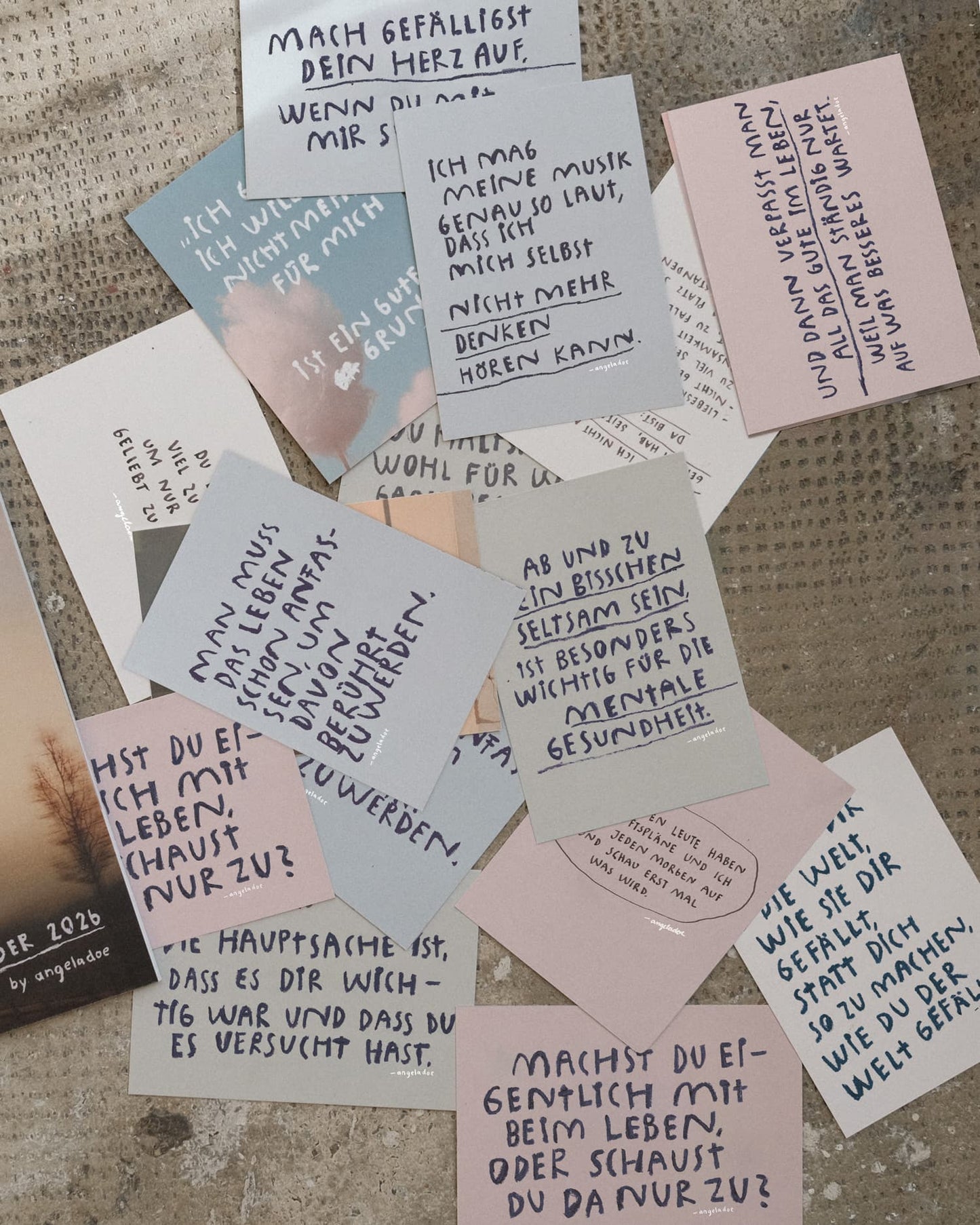 13x LEBEN - Postkartenset