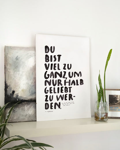 A2 Poster | VIEL ZU GANZ