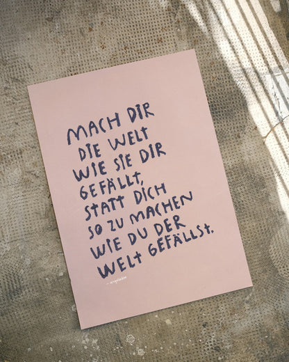A2 Poster | WIE SIE DIR GEFÄLLT