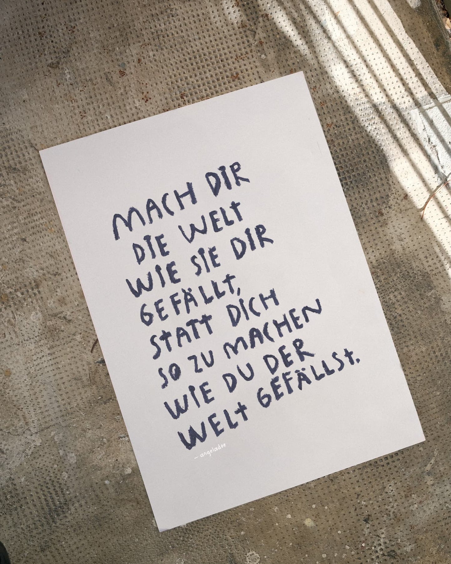 A2 Poster | WIE SIE DIR GEFÄLLT