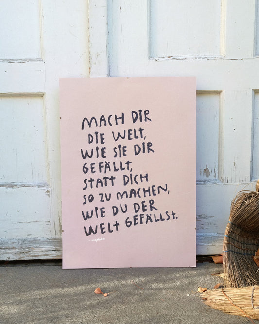 A2 Poster | WIE SIE DIR GEFÄLLT