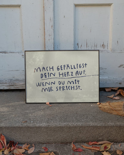 A3 Poster | HERZ AUF