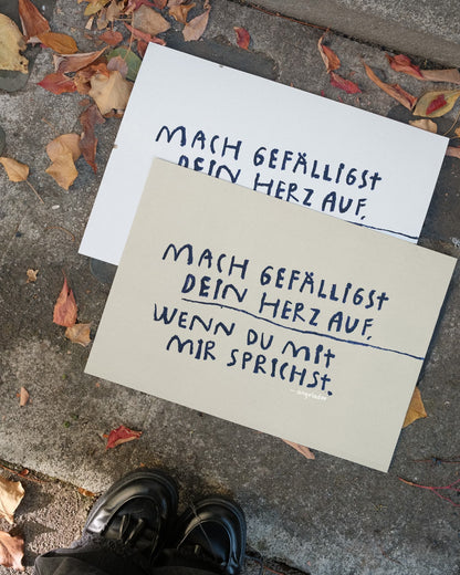 A3 Poster | HERZ AUF