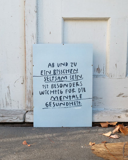 A3 Poster | SELTSAM SEIN