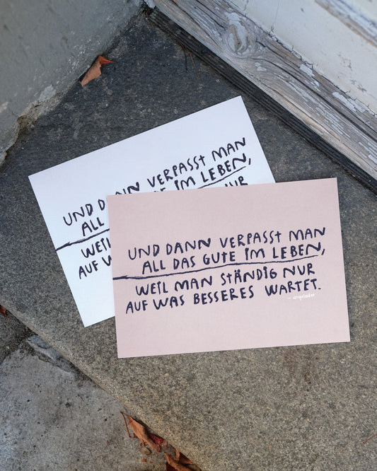 A4 Poster |  VERPASSEN