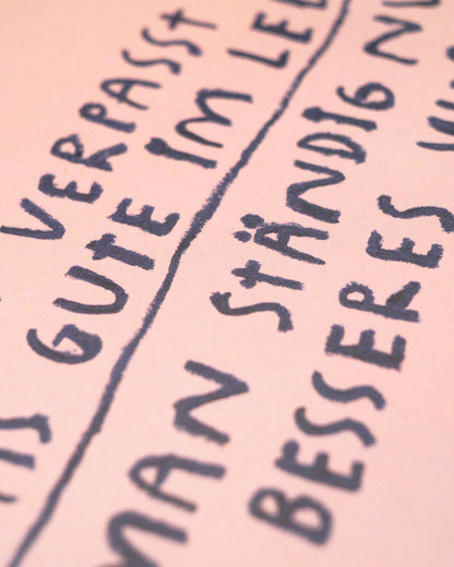 A4 Poster |  VERPASSEN